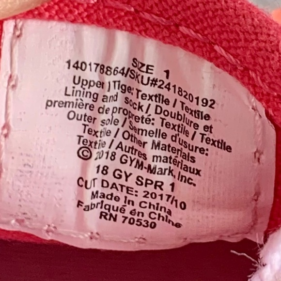 Gymboree Gray Floral Kids Sneakers - Picture 10 of 10